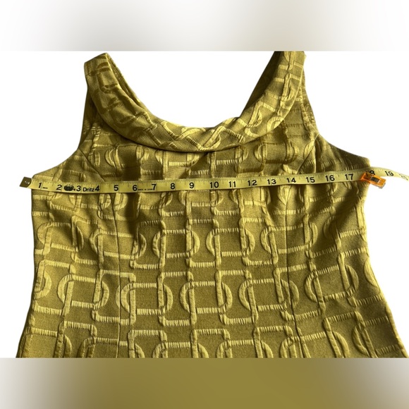 Worth Green Sheath Dress with Cowl Neck for Work - Picture 6 of 8